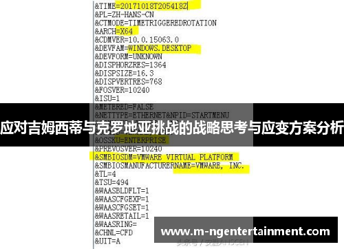 应对吉姆西蒂与克罗地亚挑战的战略思考与应变方案分析